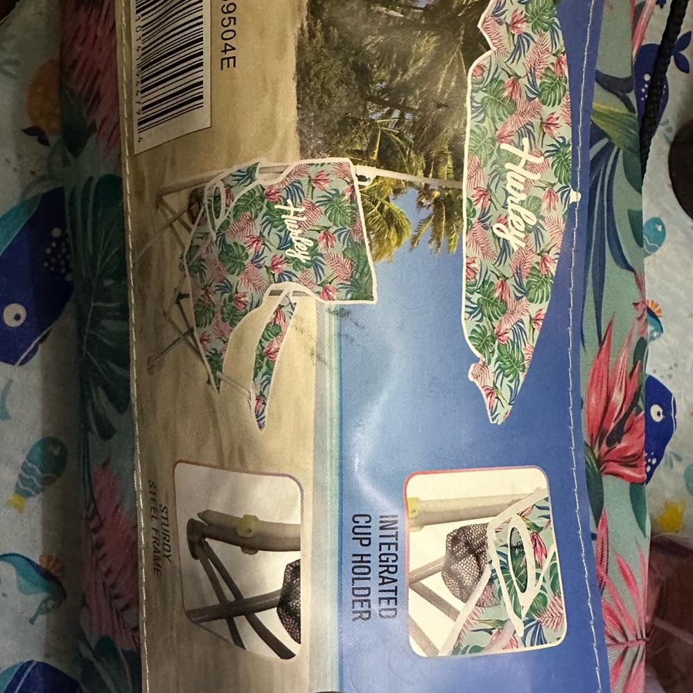 Hurley Kids' Quad Chair with Umbrella and Cup Holder